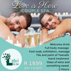 Love is Here couple spa special