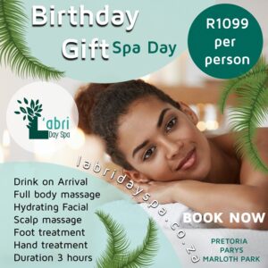 Birthday gift spa special