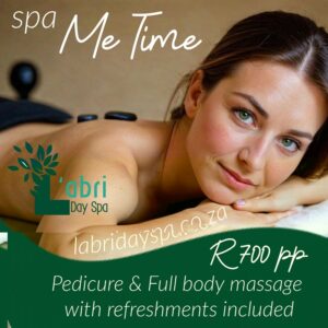 Me Time spa special L'abri day spa