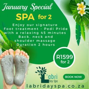 January spa special for two L'abri