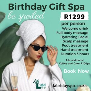 Birthday gift spa special May
