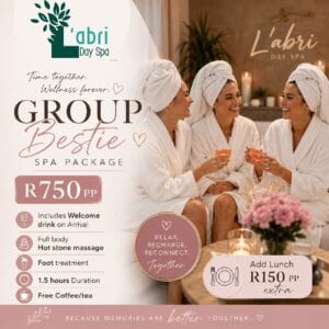 Bestie spa day L'abri day spa