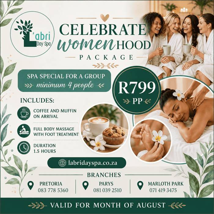 womenhood spa special women's day -L'abri day spa